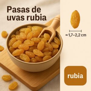 Pasas de Uvas Rubia